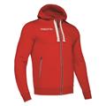 Motown Full Zip Hooded Jacket RED XXS Hettejakke i bomullsmiks