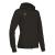 Lyre Full Zip Hooded Dame BLK XS Hettejakke i bomullsmiks 