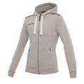 Grime Full Zip Hooded Dame GREY XS Hettejakke i bomullsmiks