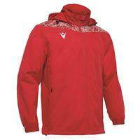 Lahti Showerjacket RØD/HVIT M Vann- og vindavstøtende jakke - Unisex