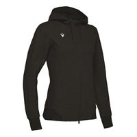 Lyre Full Zip Hooded Dame BLK XS Hettejakke i bomullsmiks