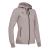 Lyre Full Zip Hooded Dame GREY XL Hettejakke i bomullsmiks 