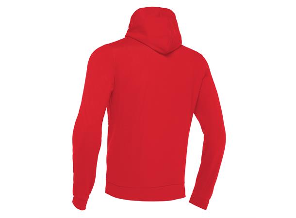 Cello Full Zip Hooded Sweatshirt RED M Hettejakke i børstet fleece - Unisex 