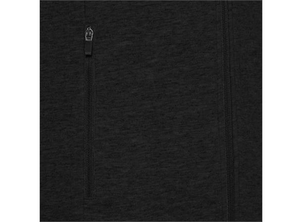 Lyre Full Zip Hooded Jacket W BLK L Hettejakke i bomullsmiks til dame 