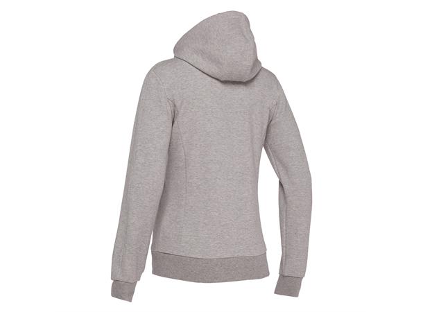Lyre Full Zip Hooded Jacket W GRY 3XL Hettejakke i bomullsmiks til dame 