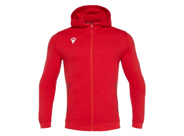 Cello Full Zip Hooded Sweatshirt RED XXL Hettejakke i børstet fleece - Unisex 