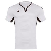 Canopus Shirt Shortsleeve WHT/BLK XL Elegant teknisk t-skjorte - Unisex