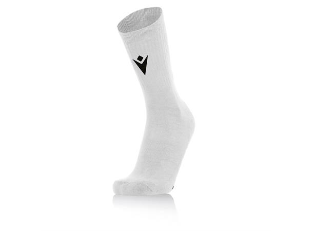 Macron Fixed Sokker WHT L Sportssokker i bomullsmiks - Unisex 