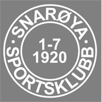 Snarøya Klubblogo Hvit N Transfermerke 70mm x 70mm