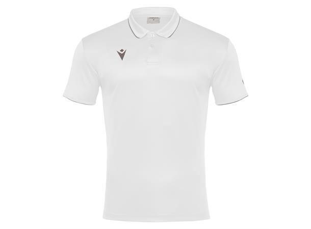 Draco Hero Polo WHT/GRY 3XS Poloskjorte i elastisk stoff 