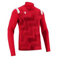 Purus 1/4 Zip Top RØD/HVIT 3XS Teknisk treningsgenser - Unisex