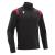 Gange 1/4 Zip Top BLK/RED S Teknisk treningsgenser - Unisex 