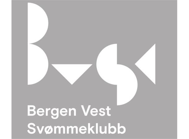 Bergen Vest SK Klubblogo Hvit 8 N Transfermerke 80mm x 83mm 