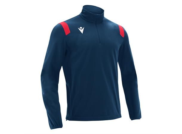 Gange 1/4 Zip Top NAV/RED XXL Teknisk treningsgenser - Unisex 