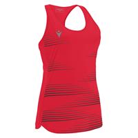 Dolly Singlet RED/BLK XS Løpesinglet for dame