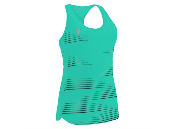 Dolly Singlet TRQ/BLK S Løpesinglet for dame 