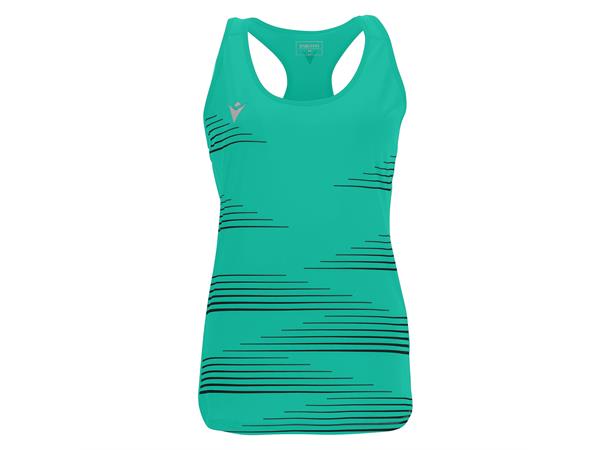 Dolly Singlet TRQ/BLK S Løpesinglet for dame 