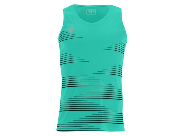 Dorian Singlet TRQ/BLK L Løpesinglet for herre 