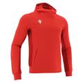 Electro Hoody RØD XXS Hettegenser med høy hals unisex