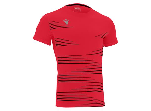 Ivan Shirt RED/BLK M Teknisk løpe t-skjorte til herre 