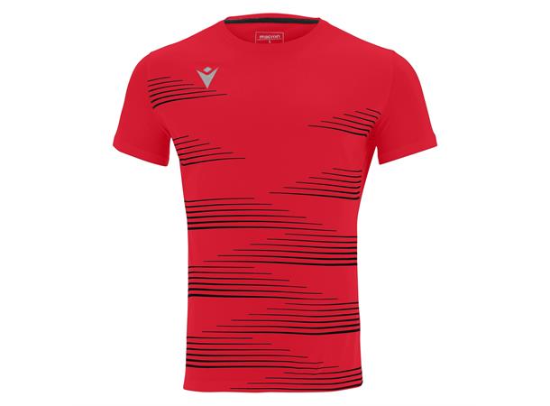 Ivan Shirt RED/BLK M Teknisk løpe t-skjorte til herre 