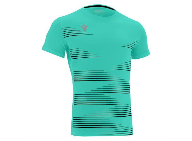 Ivan Shirt TRQ/BLK M Teknisk løpe t-skjorte til herre 