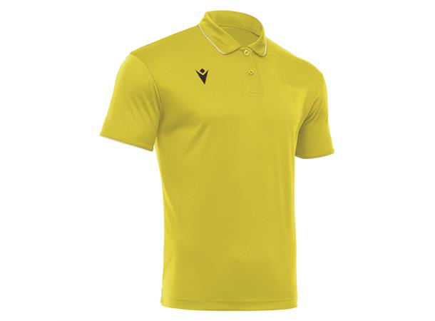 Draco Hero Polo YEL M Poloskjorte i elastisk stoff 