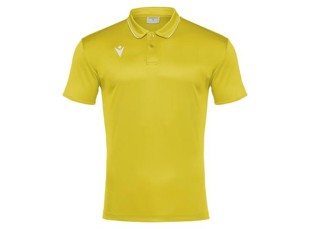 Draco Hero Polo YEL M Poloskjorte i elastisk stoff 