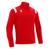 Gange 1/4 Zip Top RØD/HVIT 3XS Teknisk treningsgenser - Unisex