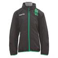 Macron Antivento Zip Jakke BLK/GRN 3XL Vindjakke