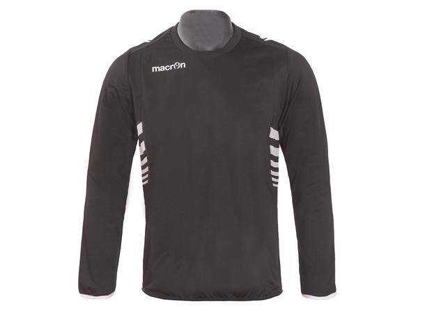 Macron Custom Felpa Genser BLK XXS Treningsgenser med fine detaljer 