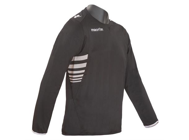 Macron Custom Felpa Genser BLK XXS Treningsgenser med fine detaljer 