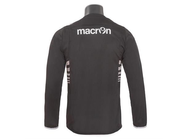 Macron Custom Felpa Genser BLK XXS Treningsgenser med fine detaljer 
