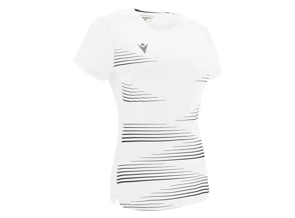 Irma Shirt Dame WHT/BLK XS Teknisk løpe t-skjorte til dame 