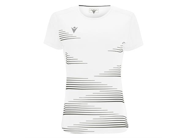 Irma Shirt Dame WHT/BLK XS Teknisk løpe t-skjorte til dame 