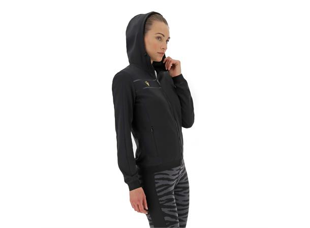 Kavos Hoody Dame BLK S Softshell hettejakke til dame 