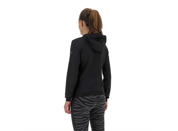 Kavos Hoody Dame BLK S Softshell hettejakke til dame 