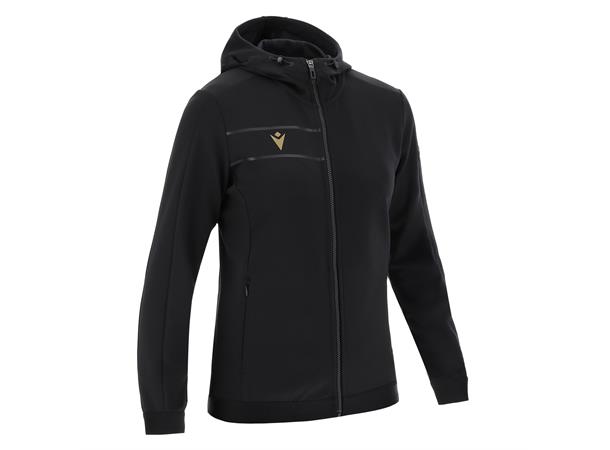 Kavos Hoody Dame BLK S Softshell hettejakke til dame 