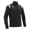 Gange 1/4 Zip Top SORT/HVIT 3XL Teknisk treningsgenser - Unisex