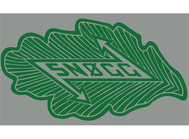 Snøgg Klubblogo Grønn N Transfermerke 80mm x 44mm 