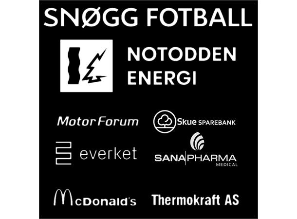Snøgg Ryggtavle 2025 Hvit N Transfermerke 240mm x 238mm 