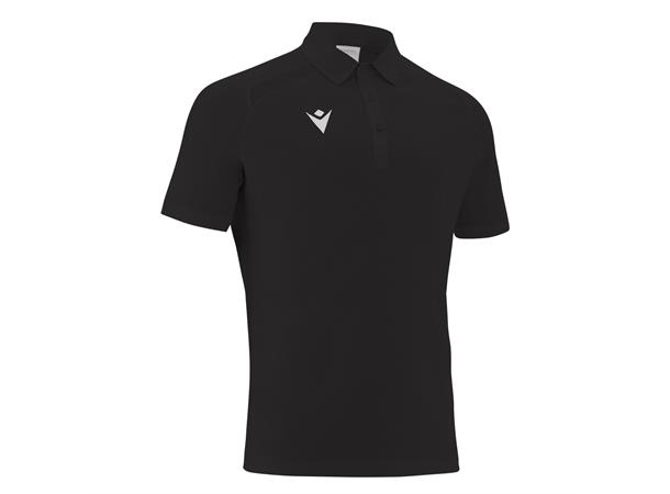Hutton Shirt BLK L Teknisk polo - Unisex 