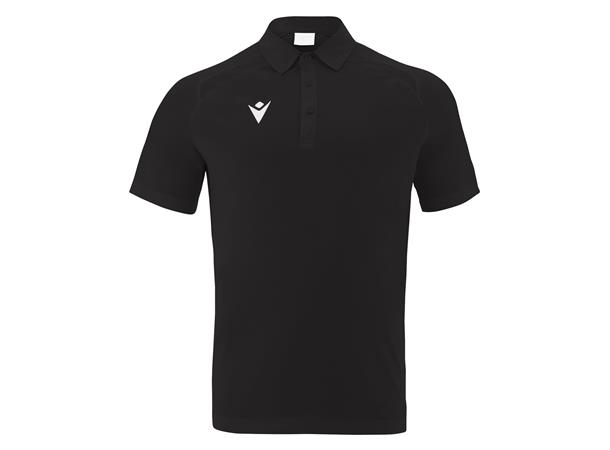 Hutton Shirt BLK L Teknisk polo - Unisex 