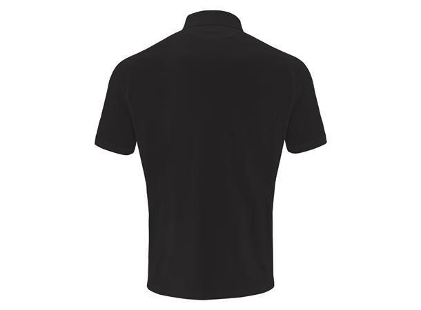 Hutton Shirt BLK L Teknisk polo - Unisex 