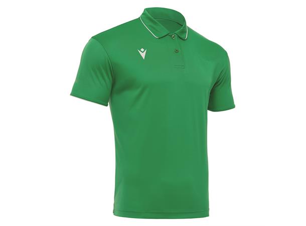 Draco Hero Polo GRN/WHT M Poloskjorte i elastisk stoff 