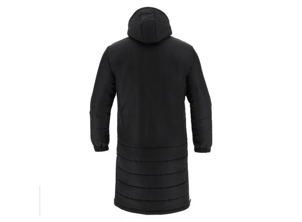 Turvey Long Bench Jacket BLK M Coachjakke - ekstra lang 