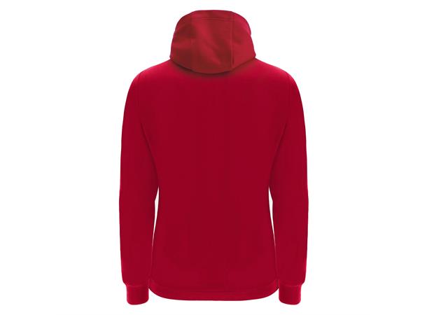 Drum Hooded Womens Jacket RED XS Fritidsjakke i børstet fleece til dame 