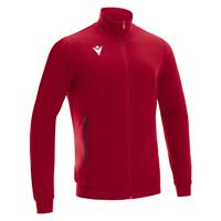 Beat Full Zip Sweathshirt RED 4XL Fritidsjakke i børstet fleece - Unisex