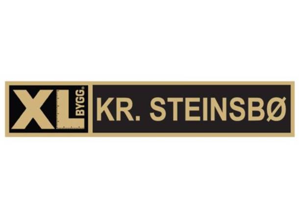 Bremnes XL-Bygg Kr. Steinsbø Hvit N Transfermerke 240mm x 39mm 