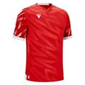 Themis Eco Match Day Shirt RED/WHT XS Teknisk spillerdrakt i ECO-tekstil